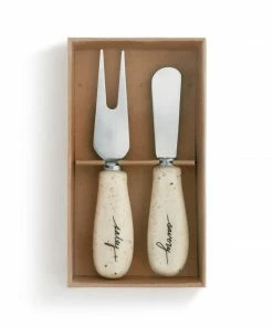 Demdaco Fork And Spreader Set- Savory