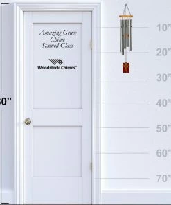 Woodstock Amazing Grace Stained Glass Chime Garden