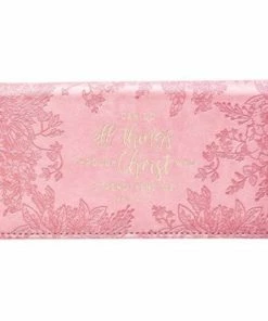 Christian Art Gifts Checkbook Cover - I Can Do All Things Through Christ ...