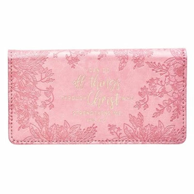 Christian Art Gifts Checkbook Cover - I Can Do All Things Through Christ ... 3 Christian Art Gifts Checkbook Cover - I Can Do All Things Through Christ ...