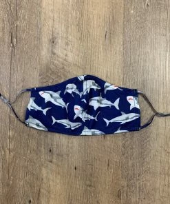 Personal Safety Viv And Lou Kids Facemask- Sharks