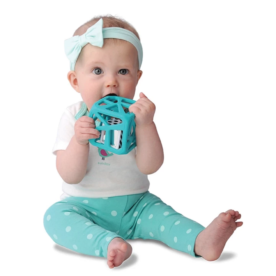 Malarkey Kids Baby Malarkey Kid-chew Cube Blue 5 Malarkey Kids Baby Malarkey Kid-chew Cube Blue