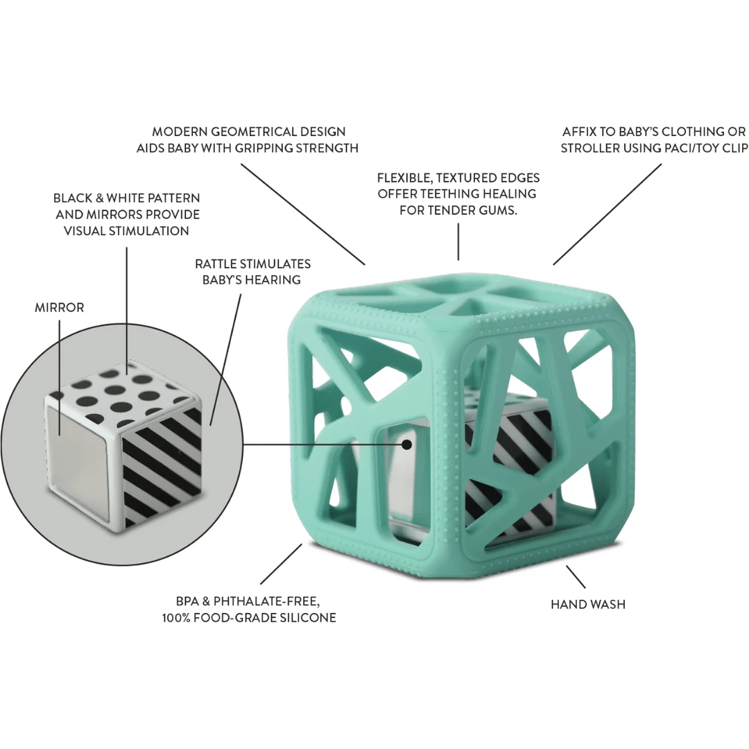 Malarkey Kids Baby Malarkey Kid-chew Cube Blue 4 Malarkey Kids Baby Malarkey Kid-chew Cube Blue