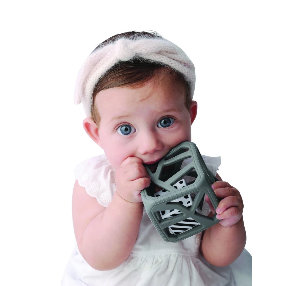 Malarkey Kids Baby Malarkey Kid - Chew Cube - Dark Grey 5 Malarkey Kids Baby Malarkey Kid - Chew Cube - Dark Grey