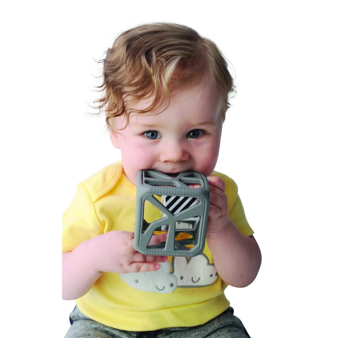 Malarkey Kids Baby Malarkey Kid - Chew Cube - Dark Grey 6 Malarkey Kids Baby Malarkey Kid - Chew Cube - Dark Grey