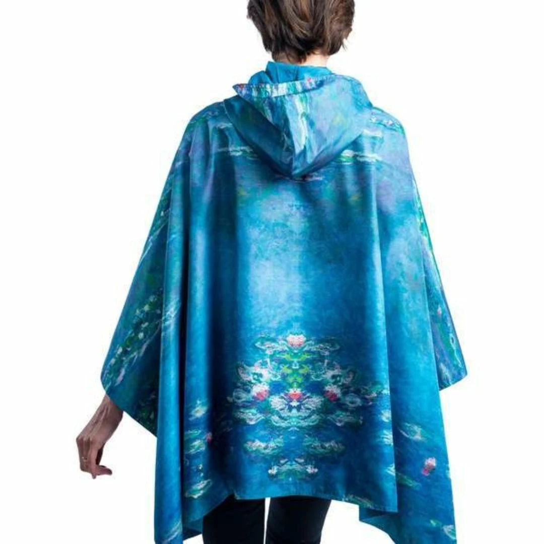 RainCaper- Water Lilies Travel Cape 3 RainCaper- Water Lilies Travel Cape