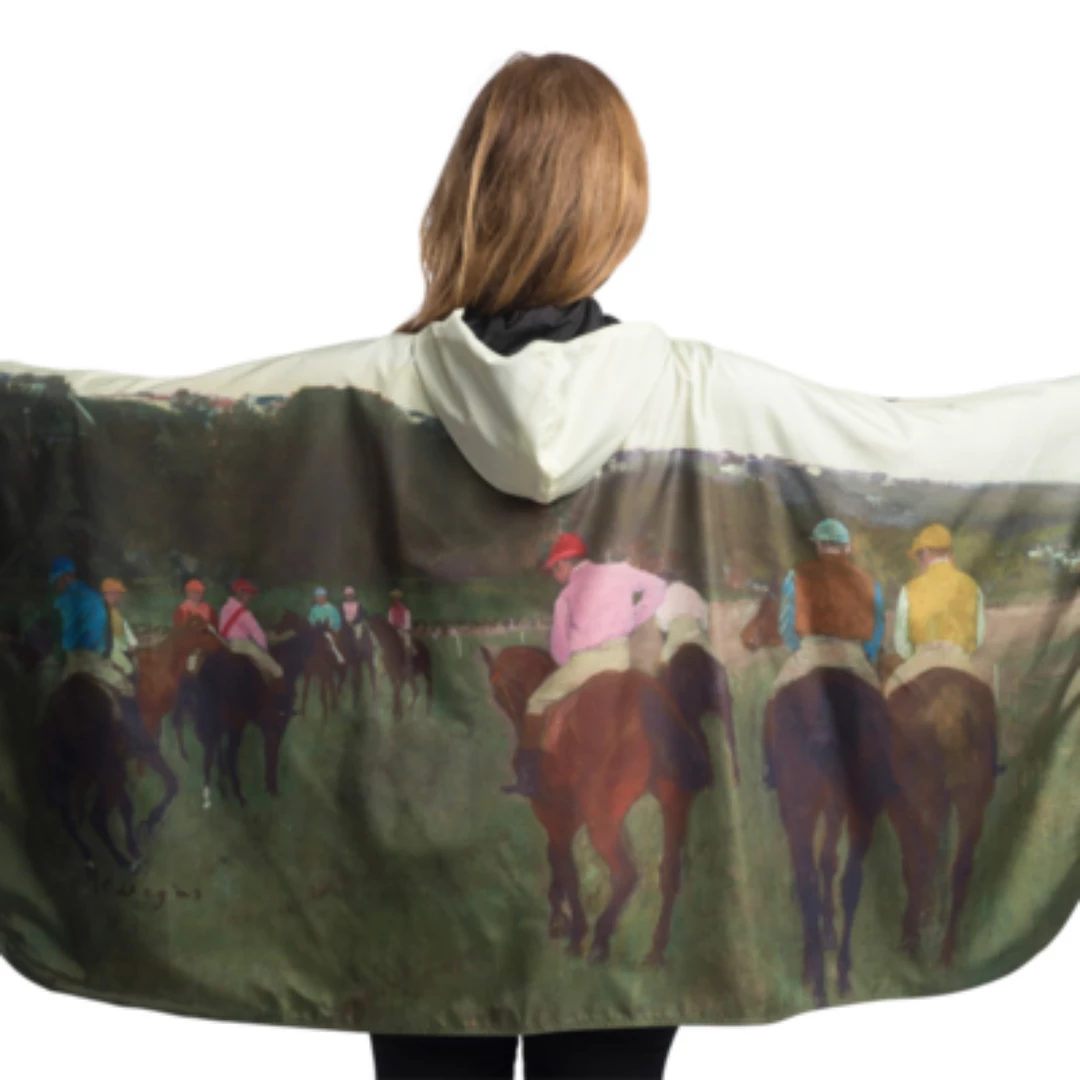 Apparel & Accessories RainCaper- Degas Racehorses At Longchamp Travel Cape 3 Apparel & Accessories RainCaper- Degas Racehorses At Longchamp Travel Cape