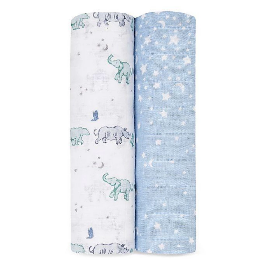 Aden + Anais Large Swaddles- Rising Star 4 Aden + Anais Large Swaddles- Rising Star
