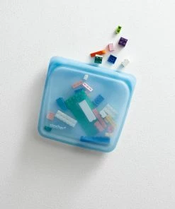 Stasher Reusable Bag - Sandwich - Blue