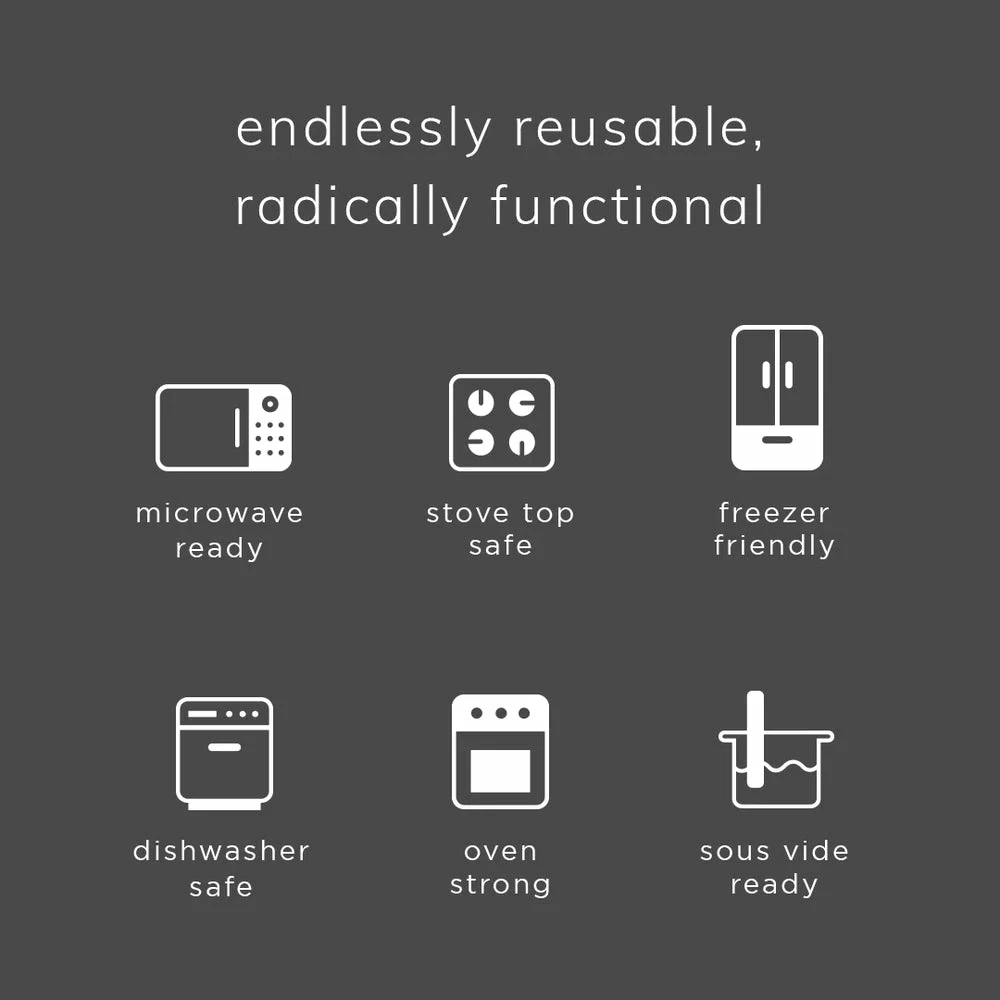 Stasher Reusable Bag - Snack - Clear Kitchen & Home 5 Stasher Reusable Bag - Snack - Clear Kitchen & Home