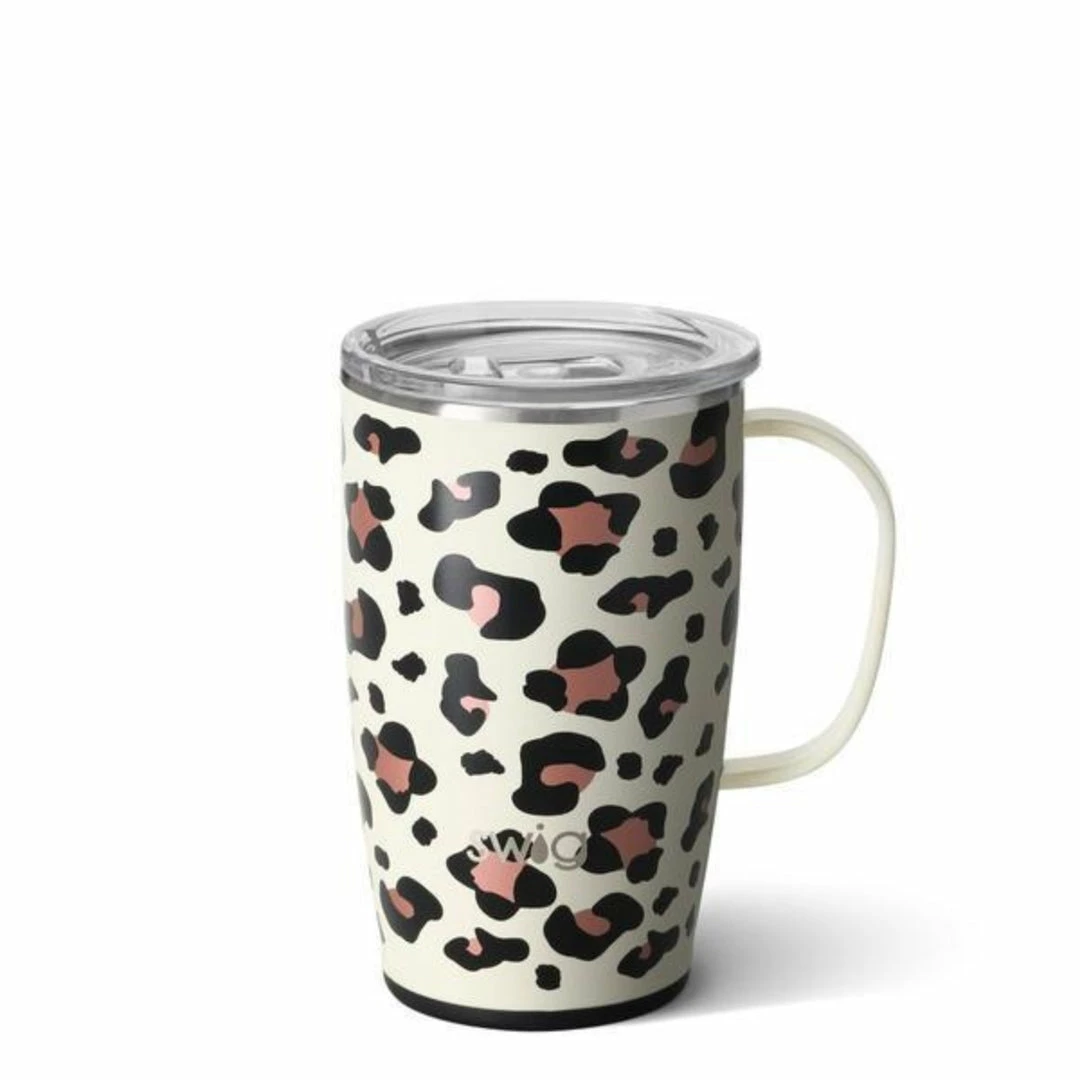Swig Life- Travel Mug - Luxy Leopard Drinkware 3 Swig Life- Travel Mug - Luxy Leopard Drinkware
