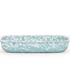 Kitchen & Home Golden Rabbit- Sea Glass Rectangular Baking Pan