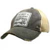 Apparel & Accessories Vintage Life - I've Got A Good Heart But This Mouth Distressed Trucker Cap