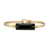 Jewelry Luca+Danni- Hudson Jet Bangle Bracelet 1 Jewelry Luca+Danni- Hudson Jet Bangle Bracelet