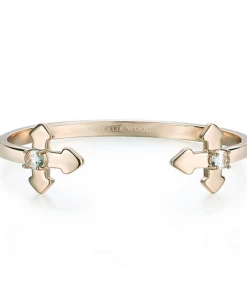 Natalie Wood Designs Natalie Wood - Believer Cross Cuff Bracelet New Arrivals