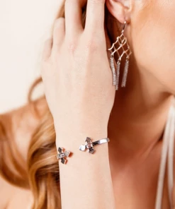 Natalie Wood Designs Natalie Wood - Believer Cross Cuff Bracelet New Arrivals