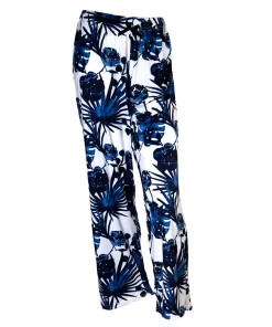Amanda Blu - Pajama Pants - Navy Palms Apparel & Accessories