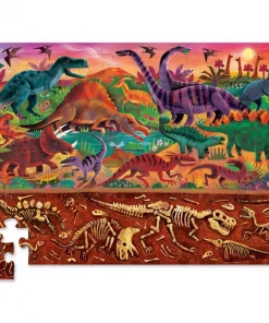 Crocodile Creek - Above + Below 48 Piece Dinosaur World Puzzle