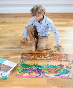 Crocodile Creek - Above + Below 48 Piece Dinosaur World Puzzle 10 Crocodile Creek - Above + Below 48 Piece Dinosaur World Puzzle