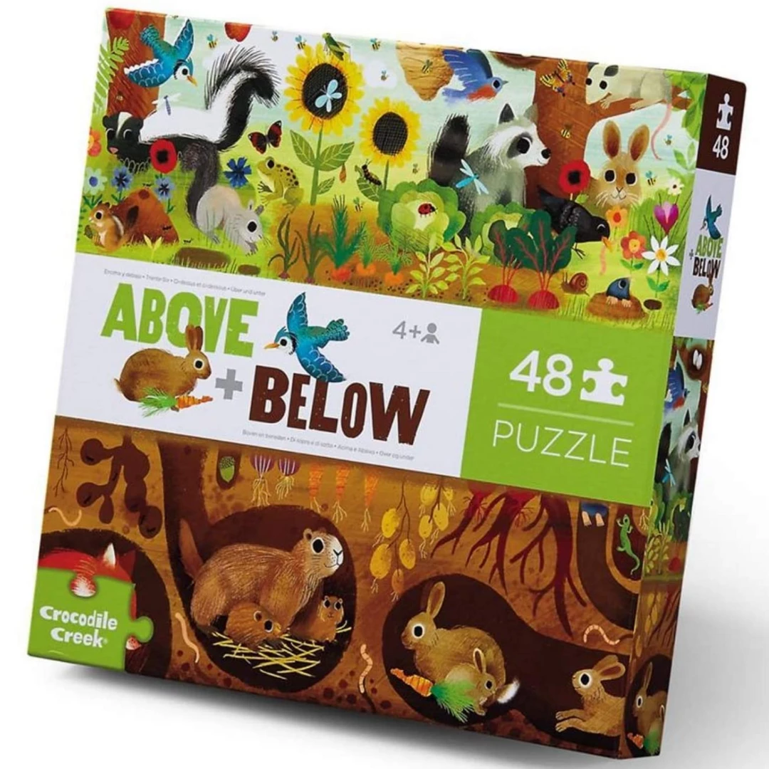 Baby Crocodile Creek - Above + Below 48 Piece Backyard Discovery Puzzle 3 Baby Crocodile Creek - Above + Below 48 Piece Backyard Discovery Puzzle