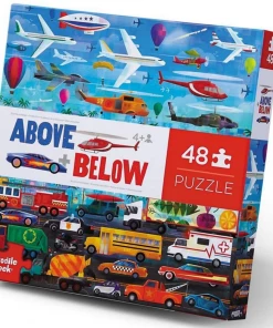 Crocodile Creek - Above + Below 48 Piece Things That Go Puzzle