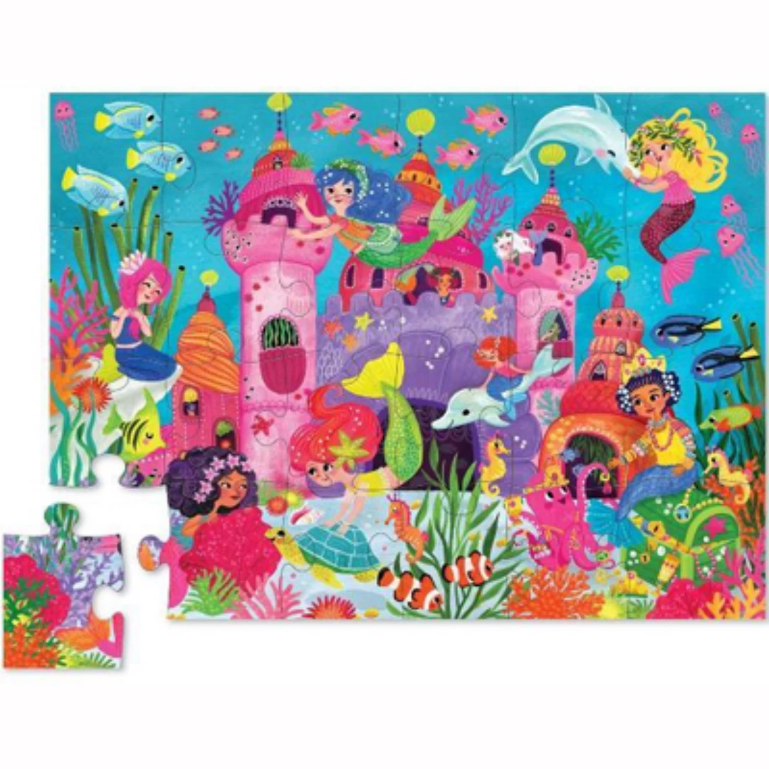 Baby Crocodile Creek - Mermaid Place 24 Piece Puzzle 4 Baby Crocodile Creek - Mermaid Place 24 Piece Puzzle