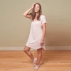 Faceplant Dreams - Claire Short Sleeve Nightgown - Pink Apparel & Accessories