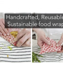 Kitchen & Home Z Wraps - Eco-Friendly Food Storage. 3-Pack