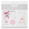 Lulujo Hello World Newborn Set- Posies
