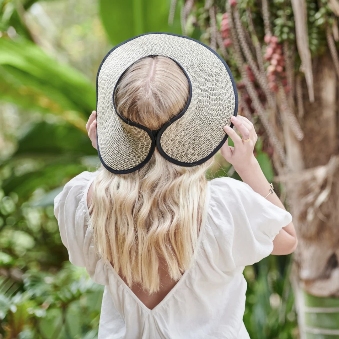 Apparel & Accessories San Diego Hat Company - Sun Visor - Black/White Mix 5 Apparel & Accessories San Diego Hat Company - Sun Visor - Black/White Mix