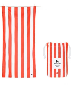 Seasonal Dock & Bay Quick Dry Towel - Coral - Large