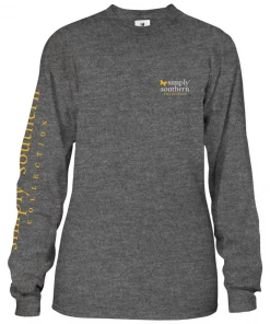Simply Southern - Let Your Soul Shine - Dark Grey - Long Sleeve Apparel & Accessories