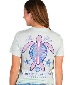 New Arrivals Simply Southern - Save - Leaves - Breeze - Short Sleeve
