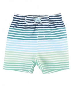 New Arrivals Ruffle Butts - Coastal Stripe Swim Trunks
