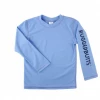Ruffle Butts - Cornflower Blue Long Sleeve Rash Guard Shirt
