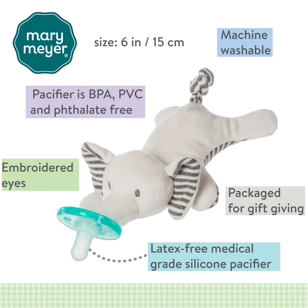 Baby WubbaNub Pacifier-Elephant 4 Baby WubbaNub Pacifier-Elephant