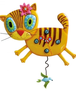 Gifts Allen Designs Kimi Kitty Time Pendulum Clock
