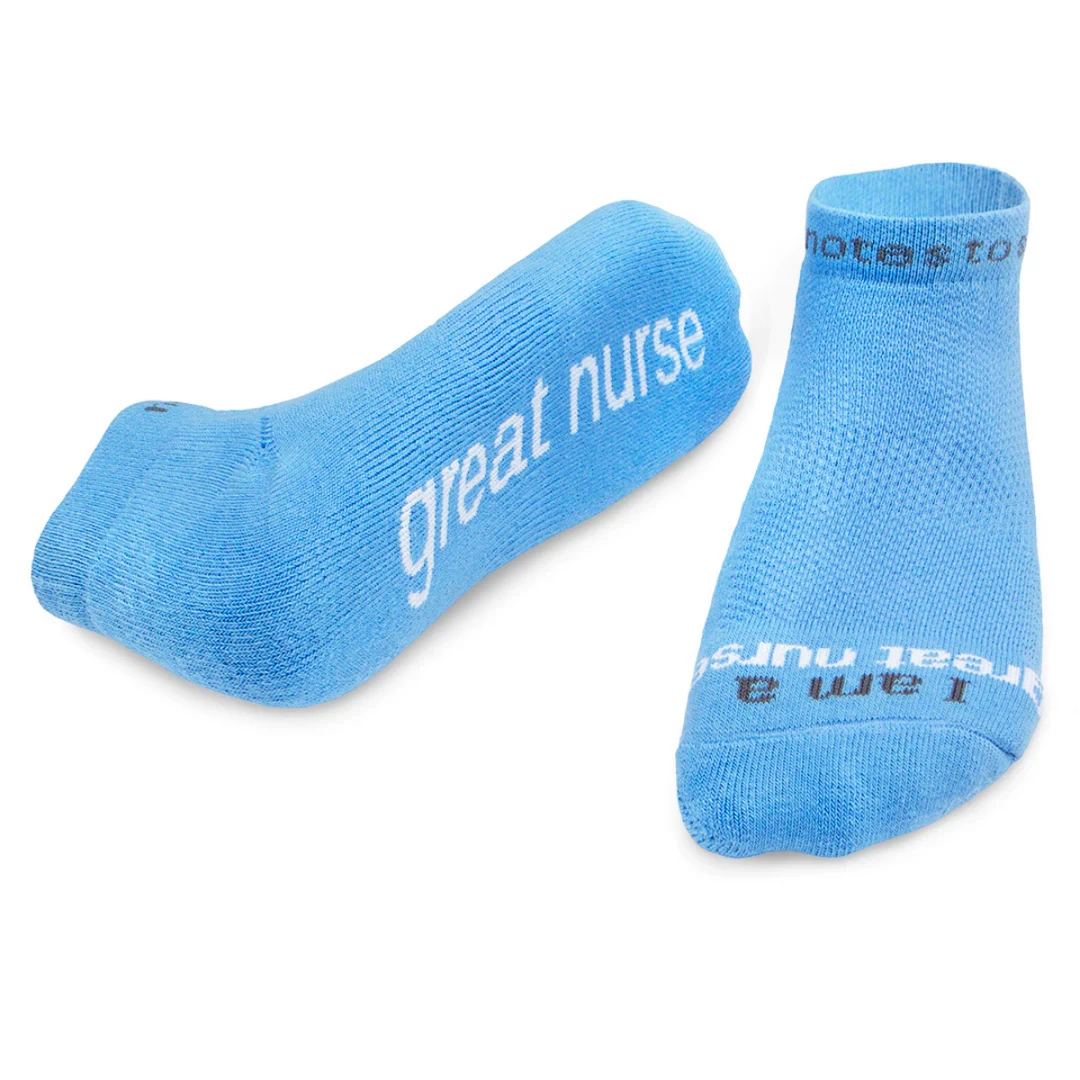 Apparel & Accessories Notes To Self Socks- I Am A Great Nurse 3 Apparel & Accessories Notes To Self Socks- I Am A Great Nurse