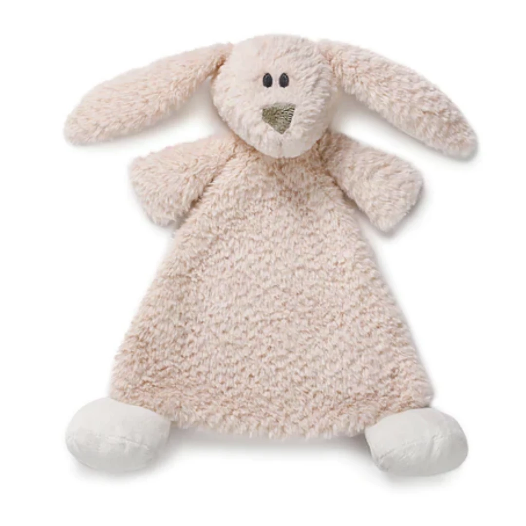 Baby Demdaco Cozies Rattle Blanket - Belina Rabbit 3 Baby Demdaco Cozies Rattle Blanket - Belina Rabbit