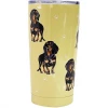 Serengeti Dog Tumbler - Black Dachshund Drinkware