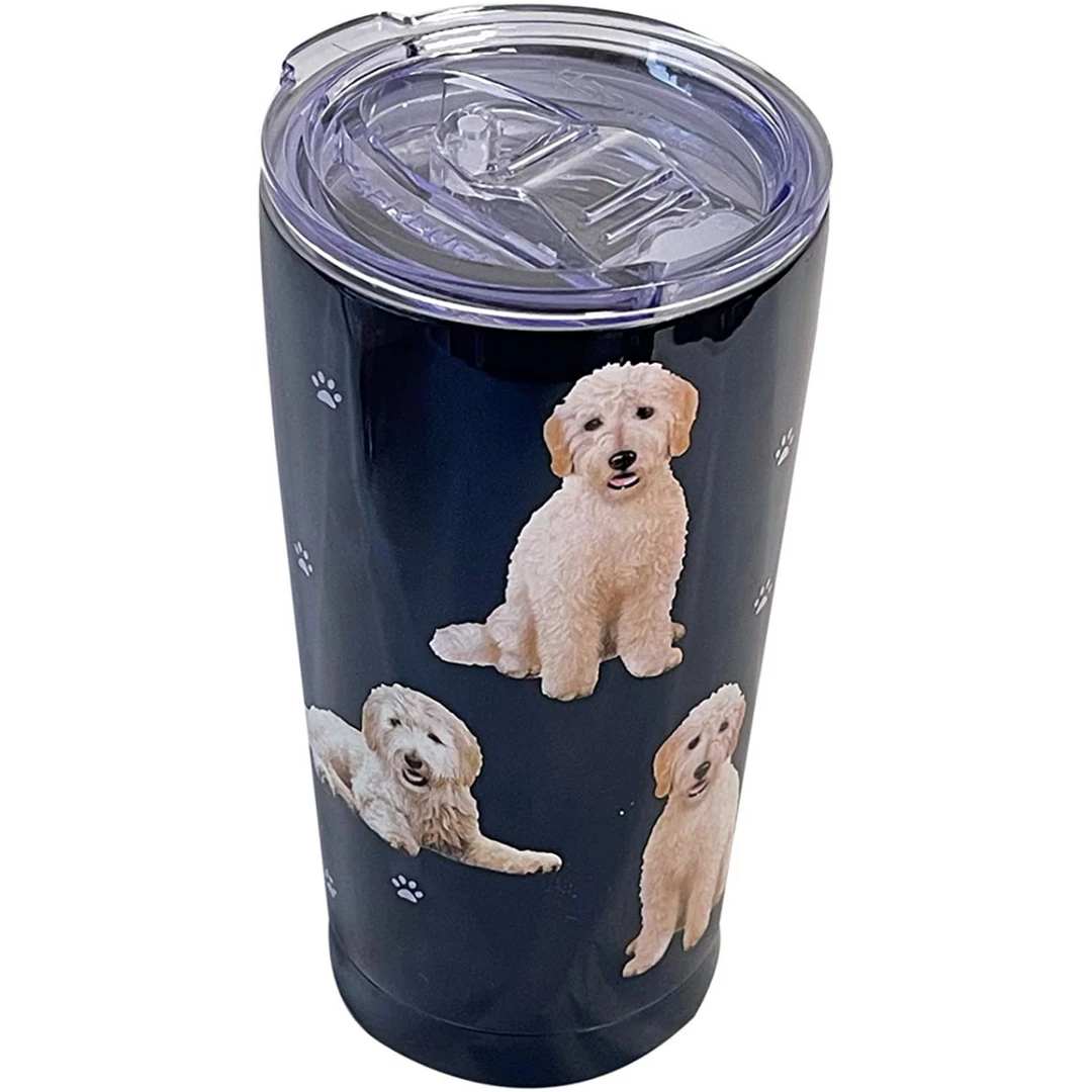 Serengeti Dog Tumbler - Goldendoodle 4 Serengeti Dog Tumbler - Goldendoodle