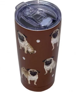 Serengeti Dog Tumbler - Pug Drinkware