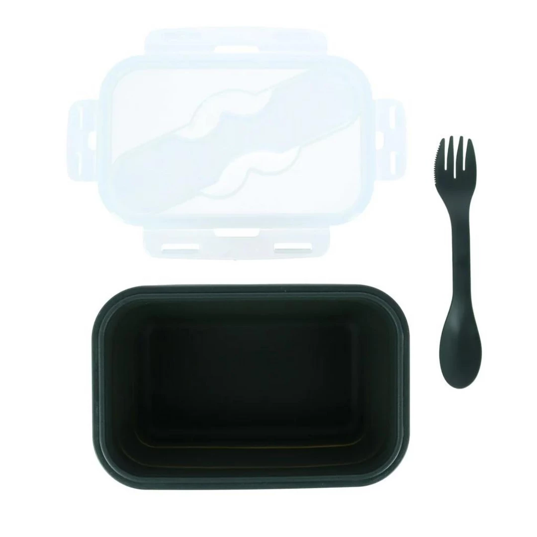 Krumbs Kitchen - Silicone Lunch Container - Black 5 Krumbs Kitchen - Silicone Lunch Container - Black