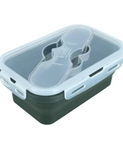 Krumbs Kitchen - Silicone Lunch Container - Black