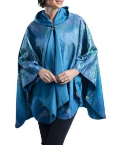 RainCaper- Water Lilies Travel Cape