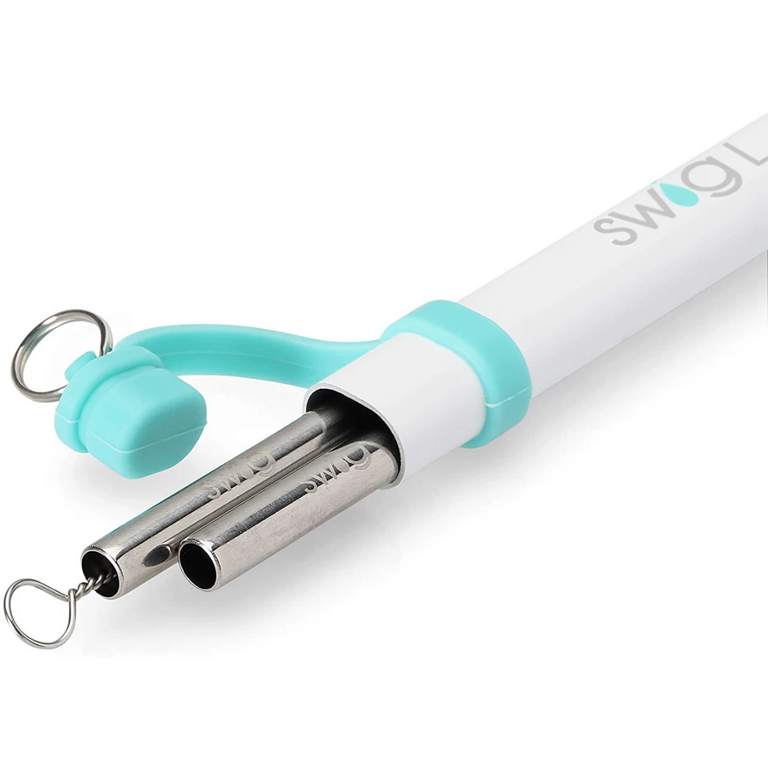 SwigLife Drinkware Swig Life Stainless Steel Straw Set 4 SwigLife Drinkware Swig Life Stainless Steel Straw Set