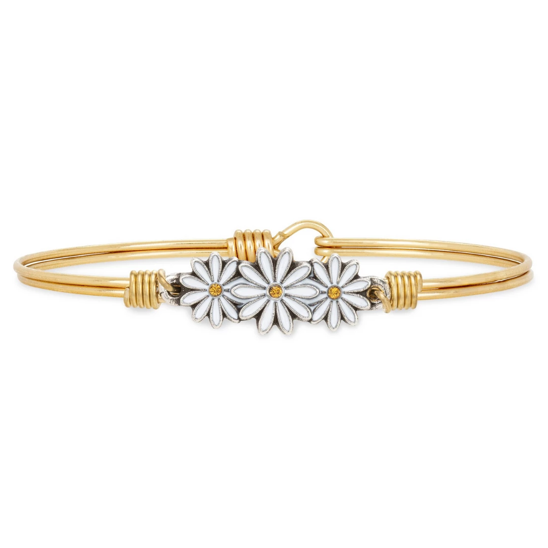 Luca+Danni- Daisy Bangle Bracelet Inspirational 4 Luca+Danni- Daisy Bangle Bracelet Inspirational