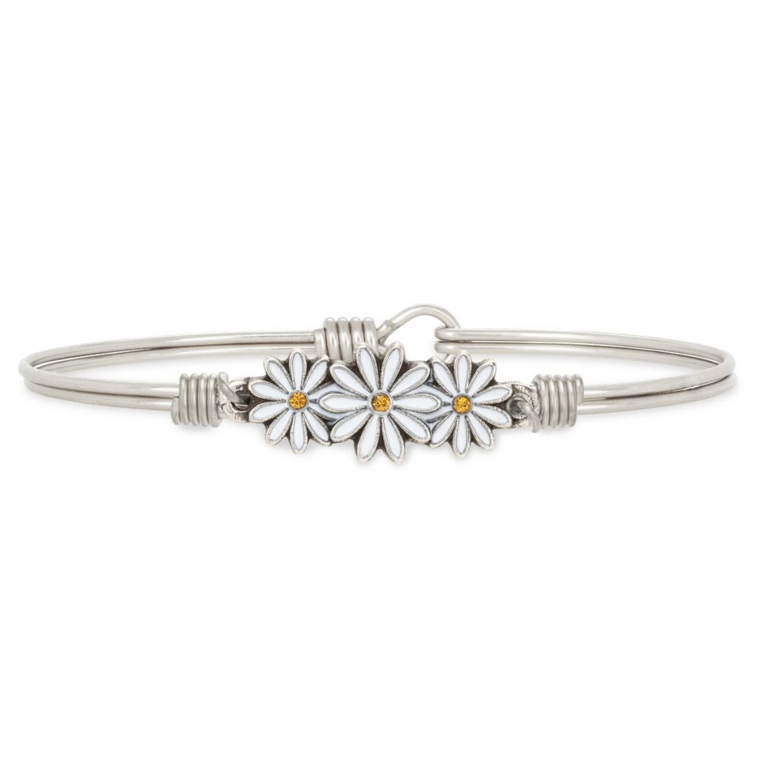 Luca+Danni- Daisy Bangle Bracelet Inspirational 5 Luca+Danni- Daisy Bangle Bracelet Inspirational