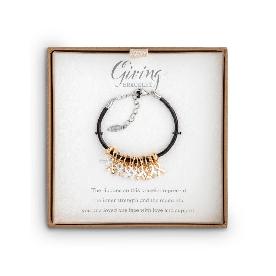 Demdaco Giving Collection Bracelet- Ribbon Inspirational 3 Demdaco Giving Collection Bracelet- Ribbon Inspirational