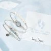 Your Heart's Desire Baby Luca+Danni- Little Footsteps Blue Bangle Bracelet 2 Your Heart's Desire Baby Luca+Danni- Little Footsteps Blue Bangle Bracelet